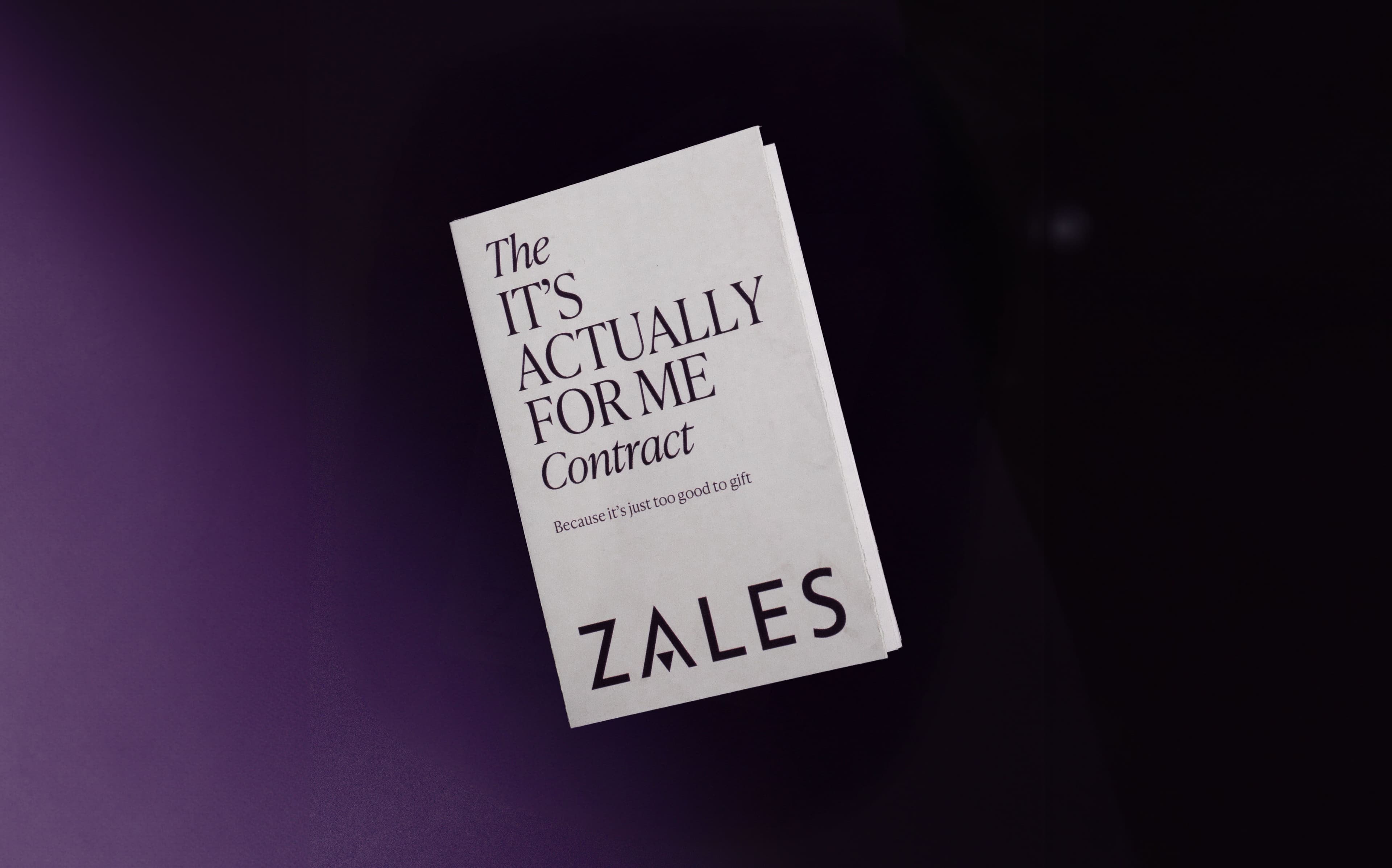 It's Actually For Me